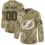 Mens Adidas Lightning Personalized Camo Authentic NHL Jersey
