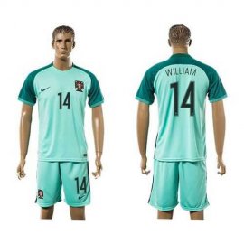 Portugal #14 William Away Soccer Country Jersey