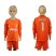 Juventus #1 Buffon Orange Goalkeeper Long Sleeves Kid Soccer Club Jersey