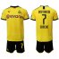 Dortmund #7 Sancho Home Soccer Club Jersey
