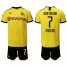 Dortmund #7 Sancho Home Soccer Club Jersey