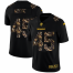 Tampa Bay Buccaneers #45 Devin White Mens Black Nike Flocked Lightning Vapor Limited NFL Jersey