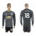 Manchester United #18 Young Black Long Sleeves Soccer Club Jersey