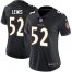 Nike Baltimore Ravens #52 Ray Lewis Black Alternate Womens Stitched NFL Vapor Untouchable Limited Jersey