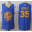 Nike Golden State Warriors #35 Kevin Durant Royal Road Stitched NBA Jersey