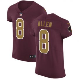 Nike Washington Football Team #8 Kyle Allen Burgundy Red Alternate Mens Stitched NFL New Elite Jersey