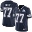 Nike Dallas Cowboys #77 Tyron Smith Navy Blue Team Color Mens Stitched With Established In 1960 Patch NFL Vapor Untouchable Limited Jersey