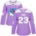 Adidas New York Rangers #23 Adam Foxs Purple Authentic Fights Cancer Womens Stitched NHL Jersey