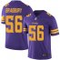 Nike Minnesota Vikings #56 Garrett Bradbury Purple Mens Stitched NFL Limited Rush Jersey