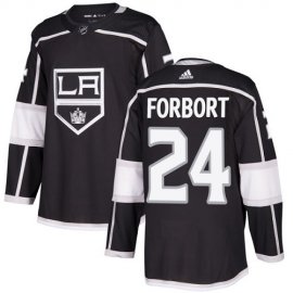 Adidas Los Angeles Kings #24 Derek Forbort Black Home Authentic Stitched NHL Jersey