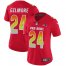 Nike New England Patriots #24 Stephon Gilmore Red Womens Stitched NFL Limited AFC 2019 Pro Bowl Jersey
