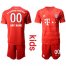 Bayern Munchen Personalized Home Kid Soccer Club Jersey