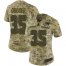 Nike New England Patriots #35 Kyle Dugger Camo Womens Stitched NFL Limited 2018 Salute To Service Jersey