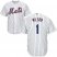 New York Mets #1 Mookie Wilson White(Blue Strip) Cool Base Stitched Youth MLB Jersey