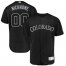 Colorado Rockies Majestic 2019 Players Weekend Flex Base Authentic Roster Custom Jersey Black