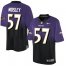 Nike Baltimore Ravens #57 C.J. Mosley Purple/Black Mens Stitched NFL Elite Fadeaway Fashion Jersey