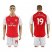Arsenal #19 S.Cazorla Home Soccer Club Jersey
