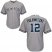 New York Yankees #12 Troy Tulowitzki Grey Cool Base Stitched Youth MLB Jersey
