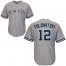 New York Yankees #12 Troy Tulowitzki Grey Cool Base Stitched Youth MLB Jersey