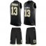 Nike New Orleans Saints #13 Michael Thomas Black Team Color Mens Stitched NFL Limited Tank Top Suit Jersey