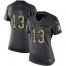 Nike Miami Dolphins #13 Dan Marino Black Womens Stitched NFL Limited 2016 Salute to Service Jersey