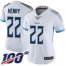 Nike Tennessee Titans #22 Derrick Henry White Womens Stitched NFL 100th Season Vapor Limited Jersey