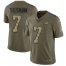 Nike Washington Football Team #7 Joe Theismann Olive/Camo Mens Stitched NFL Limited 2017 Salute To Service Jersey