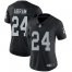 Nike Las Vegas Raiders #24 Johnathan Abram Black Team Color Womens Stitched NFL Vapor Untouchable Limited Jersey