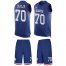Nike New York Giants #70 Kevin Zeitler Royal Blue Team Color Mens Stitched NFL Limited Tank Top Suit Jersey