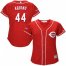 Cincinnati Reds #44 Aristides Aquino Red Alternate Womens Stitched MLB Jersey