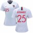 Womens Portugal #25 B.Fernandes Away Soccer Country Jersey
