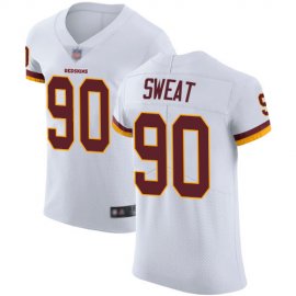 Nike Washington Football Team #90 Montez Sweat White Mens Stitched NFL Vapor Untouchable Elite Jersey