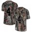 Nike Las Vegas Raiders #4 Derek Carr Camo Mens Stitched NFL Limited Rush Realtree Jersey