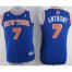 Kids New York Knicks 7 Carmelo Anthony Blue Revolution 30 Swingman NBA Jerseys Cheap