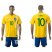 Brazil #10 Kaka Home Soccer Country Jersey