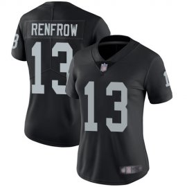 Nike Las Vegas Raiders #13 Hunter Renfrow Black Team Color Womens Stitched NFL Vapor Untouchable Limited Jersey