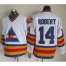 Colorado Avalanche #14 Rene Robert White CCM Throwback Stitched NHL Jersey