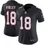 Nike Atlanta Falcons #18 Calvin Ridley Black Alternate Womens Stitched NFL Vapor Untouchable Limited Jersey