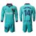 Barcelona #14 Coutinho Third Long Sleeves Soccer Club Jersey