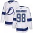 Adidas Tampa Bay Lightning #98 Mikhail Sergachev White Road Authentic Stitched NHL Jersey