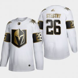 Vegas Golden Knights #26 Paul Stastny Mens Adidas White Golden Edition Limited Stitched NHL Jersey
