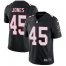 Nike Atlanta Falcons #45 Deion Jones Black Alternate Mens Stitched NFL Vapor Untouchable Limited Jersey