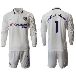 Chelsea #1 Arrizabalaga Away Long Sleeves Soccer Club Jersey