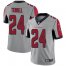 Nike Atlanta Falcons #24 A.J. Terrell Silver Mens Stitched NFL Limited Inverted Legend Jersey