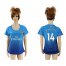 Womens Arsenal #14 Walcott Away Soccer Club Jersey