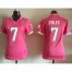 Nike Jacksonville Jaguars #7 Nick Foles Pink Womens Stitched NFL Elite Bubble Gum Jersey