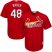 St.Louis Cardinals #48 Harrison Bader Red Cool Base Stitched Youth MLB Jersey