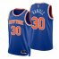 Nike New York Knicks #30 Julius Randle Blue Mens 2021-22 NBA 75th Anniversary Diamond Swingman Jersey – Icon Edition Mens