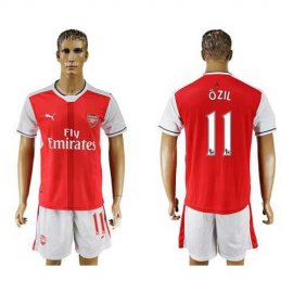 Arsenal #11 Ozil Home Soccer Club Jersey
