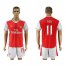 Arsenal #11 Ozil Home Soccer Club Jersey